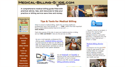 Desktop Screenshot of medical-billing-guide.com
