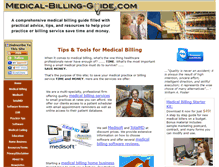 Tablet Screenshot of medical-billing-guide.com